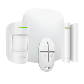 Starter Kit W Kit di Allarme Professionale Wireless senza fili GPRS/Ethernet colore Bianco - 38168 Ajax